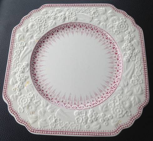 Shannon Pink Square Salad Plate