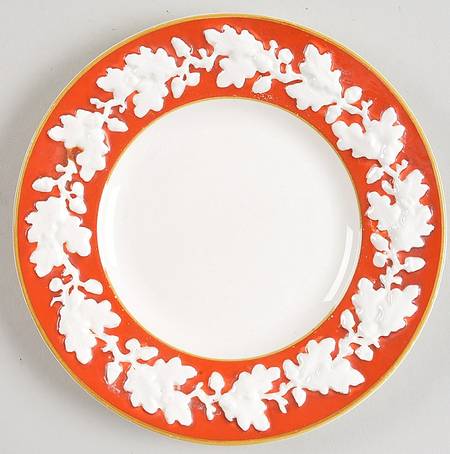 Trentham Red Bread & Butter Plate