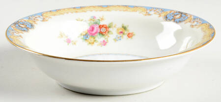 Blue Traditional Rim Fruit/Dessert (Sauce) Bowl