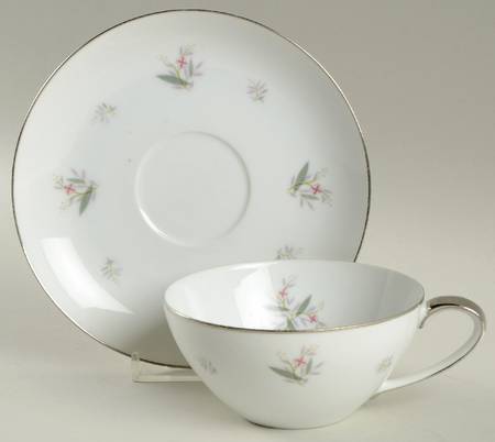 Calumet Flat Cup & Saucer Set by Jyoto