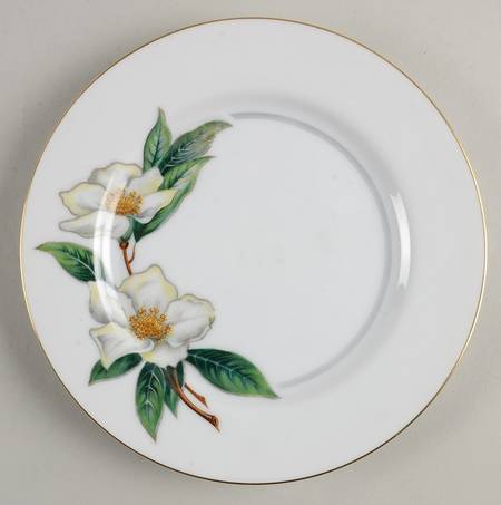 Christmas Rose Salad Plate