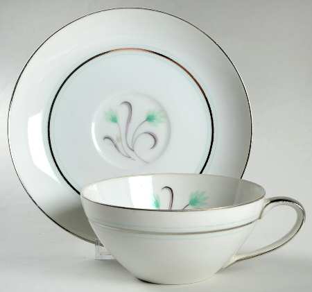 Corinne Flat Cup & Saucer Set by Jyoto