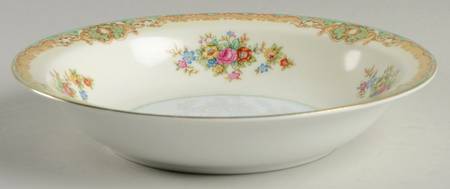 Green Traditional Rim Soup Bowl