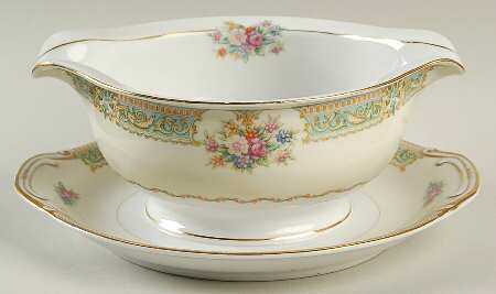 JYO6 Gravy Boat with Attached Underplate