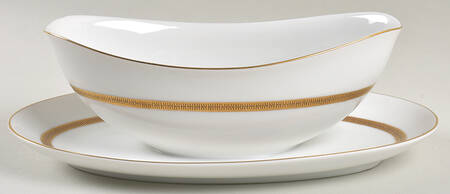 Kingsley Gravy Boat with Attached Underplate