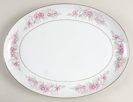 Lois 16" Oval Serving Platter by Jyoto