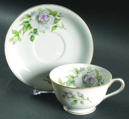 Melrose Footed Cup & Saucer Set