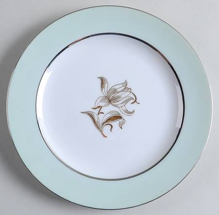775 (Mint Green Border) Salad Plate
