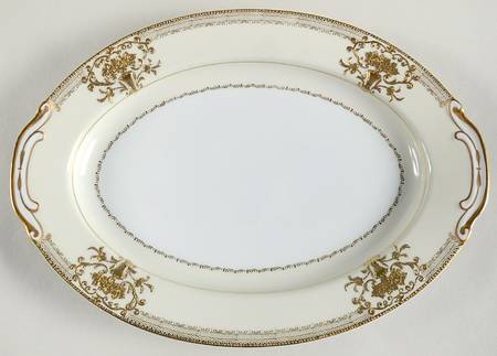 407 12" Oval Serving Platter