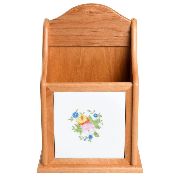 JAP193 10" Natural Wood Letter Holder  HC
