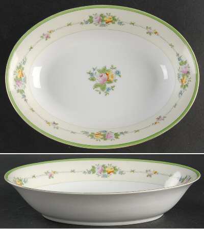 JAP193 10" Oval Vegetable Bowl