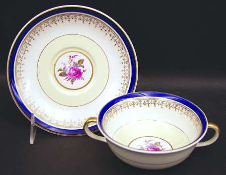Frinton Flat Cream Soup Bowl & Saucer Set