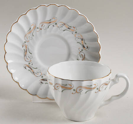 Venetian (Regency) Flat Cup & Saucer Set