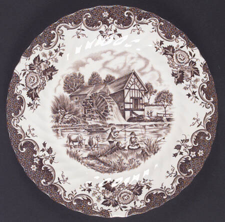 English Country Life Salad Plate