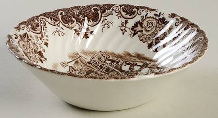 English Country Life Coupe Cereal Bowl