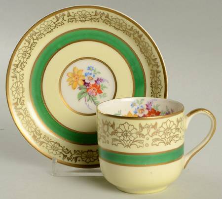 JB325 Flat Demitasse Cup & Saucer Set