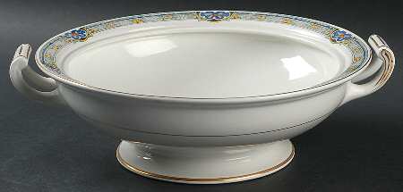 Sheraton (Floral Band on Rim) Round Vegetable No Lid