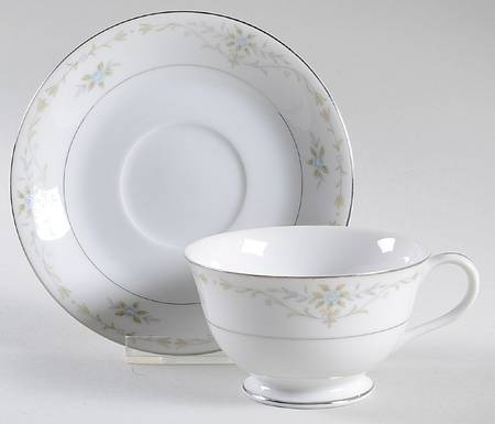 Avalon Footed Cup & Saucer Set