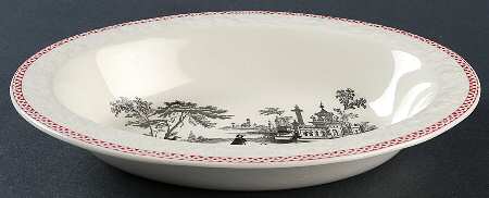 JON22 9" Oval Vegetable Bowl