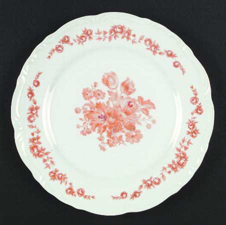 Rose Marie (Scalloped, Orange) Dinner Plate