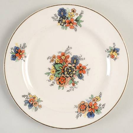 Sultana (Multicolor) Bread & Butter Plate