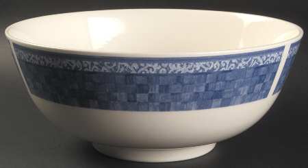 Ice Blue 10" Large Salad Serving Bowl