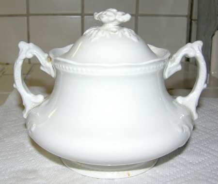 Ermine Sugar Bowl & Lid