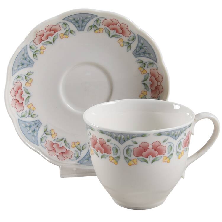 Mayfair Flat Cup & Saucer Set
