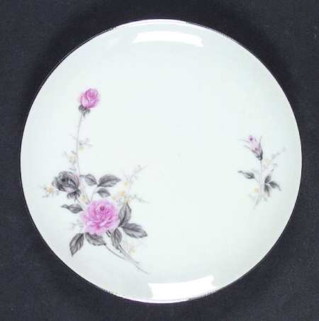 Platinum Rose Bread & Butter Plate