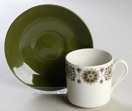 Malaga Flat Cup & Saucer Set