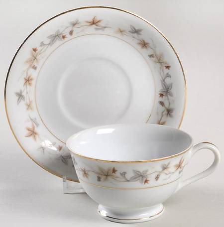 Devon Footed Cup & Saucer Set