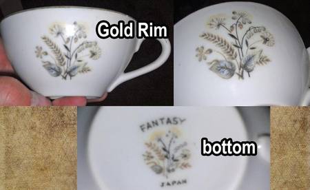 Fantasy (Floral Center) Flat Cup