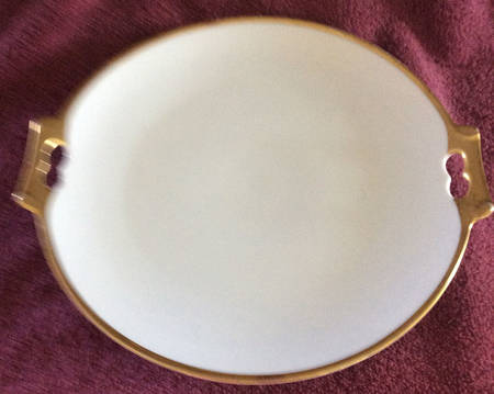 Roman Handled Cake Plate