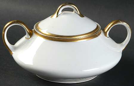Roman Sugar Bowl & Lid
