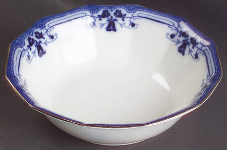 Royston (Gold Trim) 8" Round Vegetable Bowl