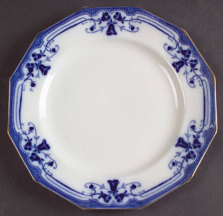 Royston (Gold Trim) Dessert/Pie Plate