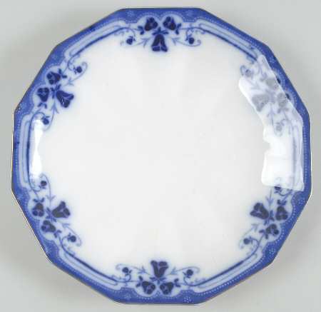 Royston (Gold Trim) Cake Plate