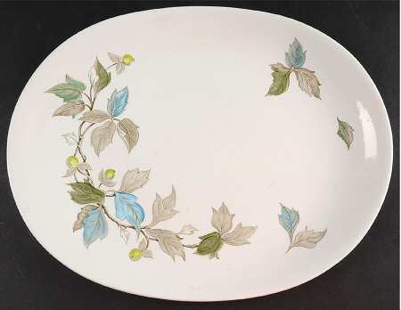 Berry Branch 12" Oval Serving Platter