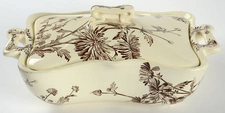 Chrysanthemum Rectangular Covered Vegetable