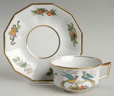 Fushan Flat Cup & Saucer Set