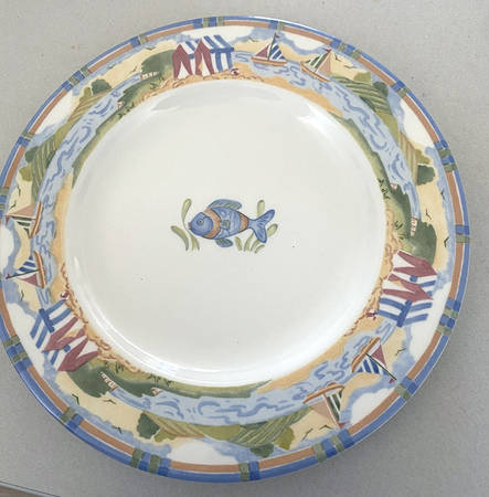 Seaside Luncheon Plate