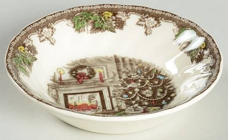 Friendly Village, The (Christmas) Fruit/Dessert (Sauce) Bowl