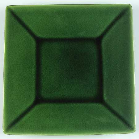 Asian Influence Green (Dark Slate) 12" Square Tray