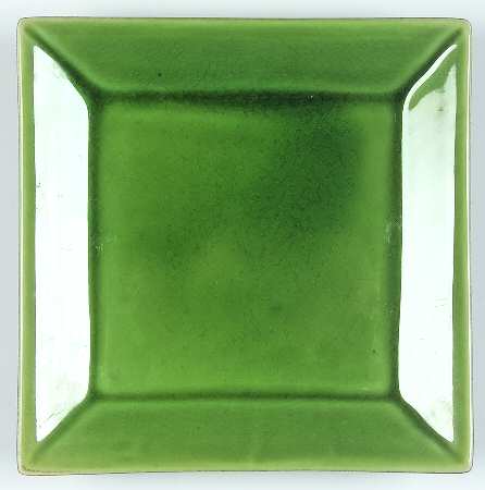 Asian Influence Green (Dark Slate) 6" Square Tray