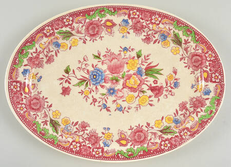 JAP123 14" Oval Serving Platter