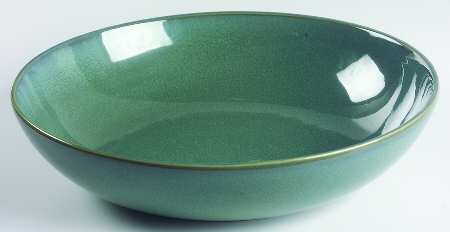Variations Sage Stone (Green) 12" Round Vegetable Bowl