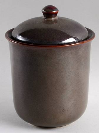 Variations Granite Brown Medium Canister & Lid