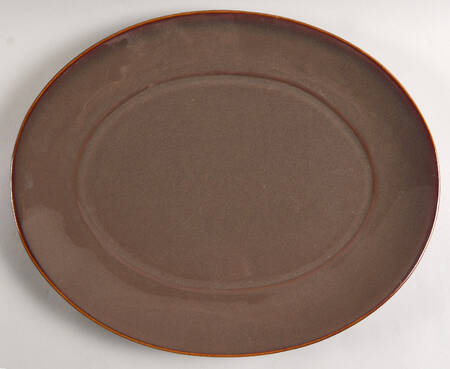 Variations Granite Brown 15" Oval Serving Platter