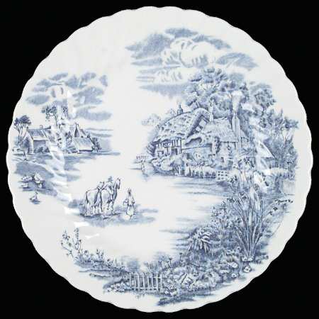 Happy England Blue Luncheon Plate