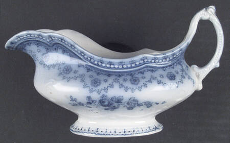 Dorothy Flow Blue Gravy Boat
